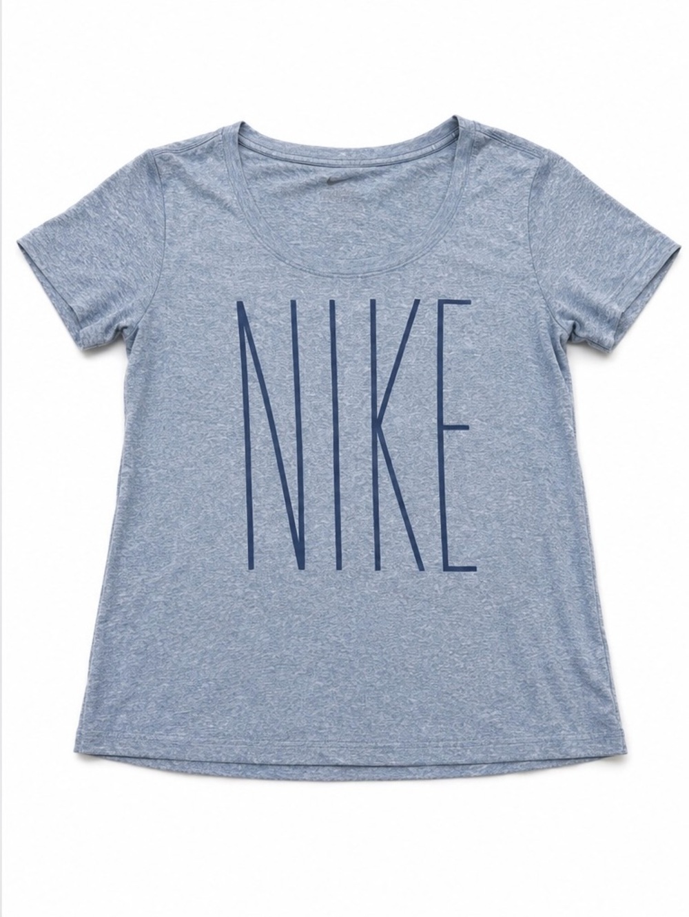 Nike Women's Heather Blue Short Sleeve Tee